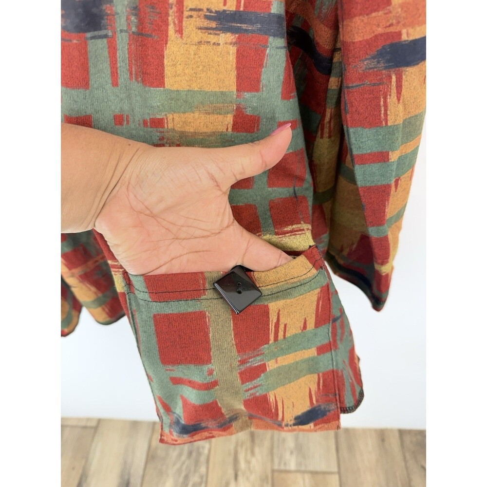 NWT Shana Womens Large Tunic Top Multicolor - Picture 6 of 13